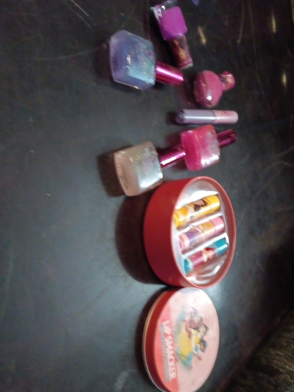 Disney Pink and Purple Kids Nail Polish & Lip Tint Set